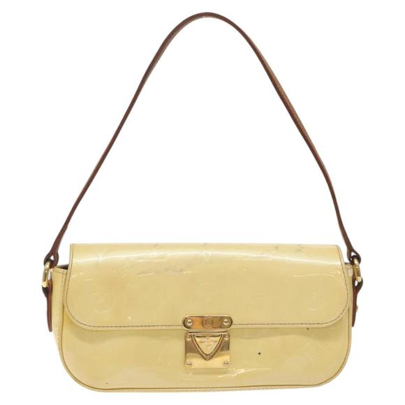 Louis Vuitton Malibu Street Beige Patent Leather shoulder - Picture 1 of 10